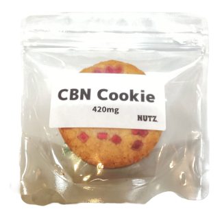 NUTZ EDIBLE CBN420 STRAWBERRY NUTS COOKIE