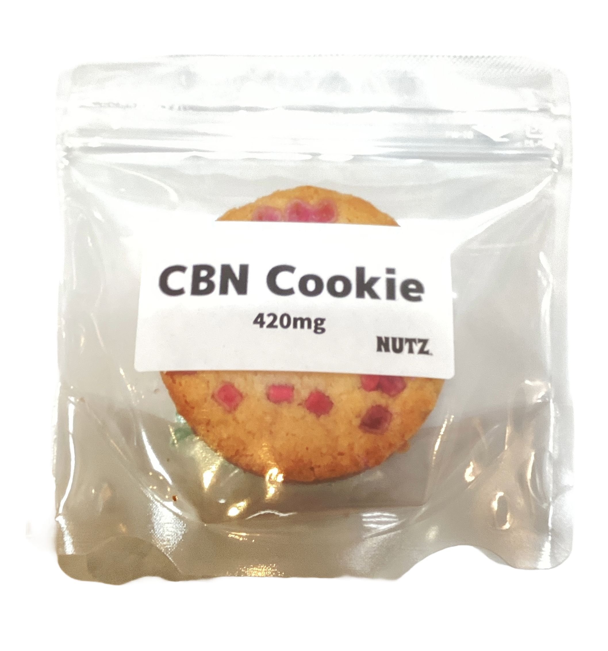NUTZ EDIBLE CBN420 STRAWBERRY NUTS COOKIE – NUTZ CBD HEAD SHOP