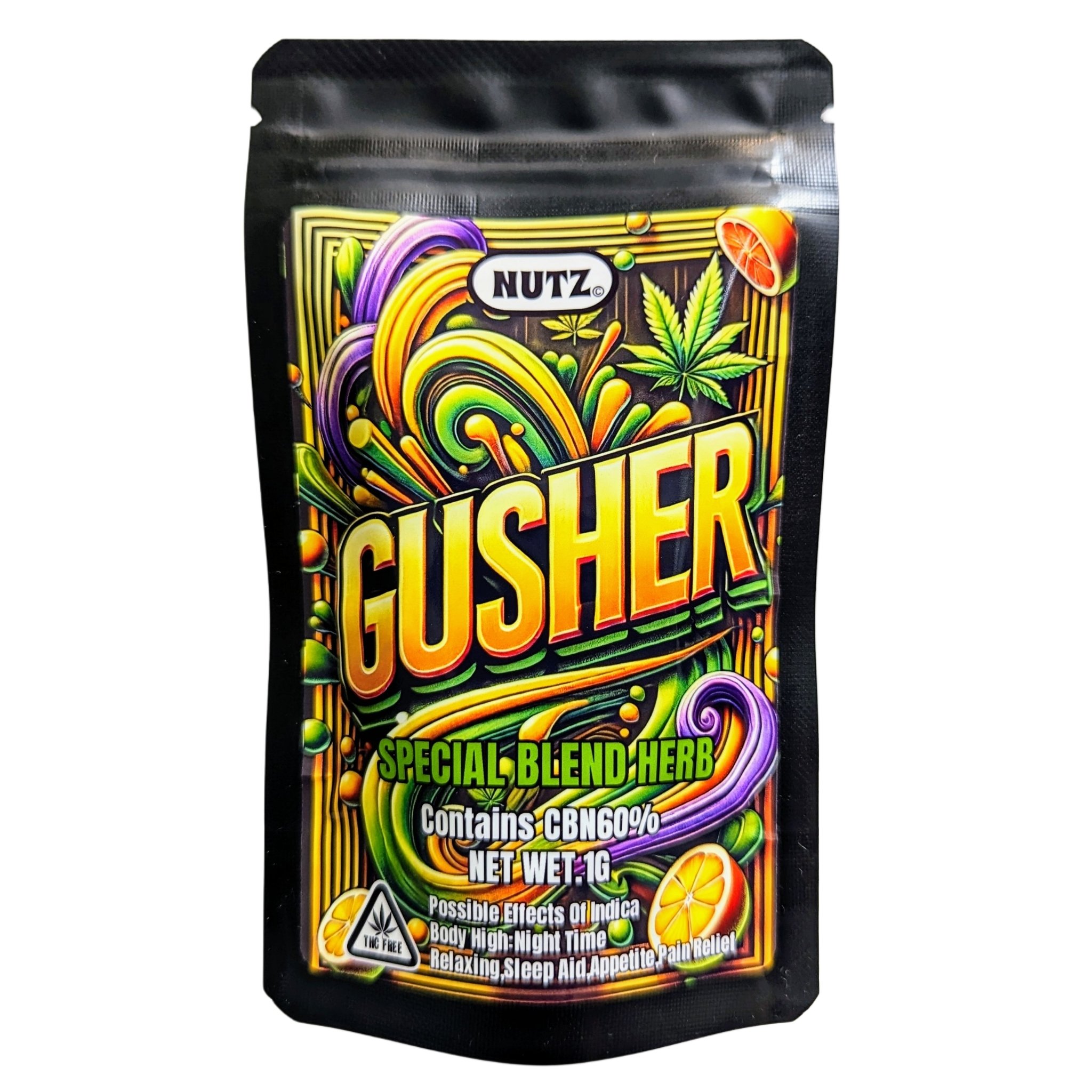 NUTZ CBN SPECIAL BLEND HERB 60% GUSHER
